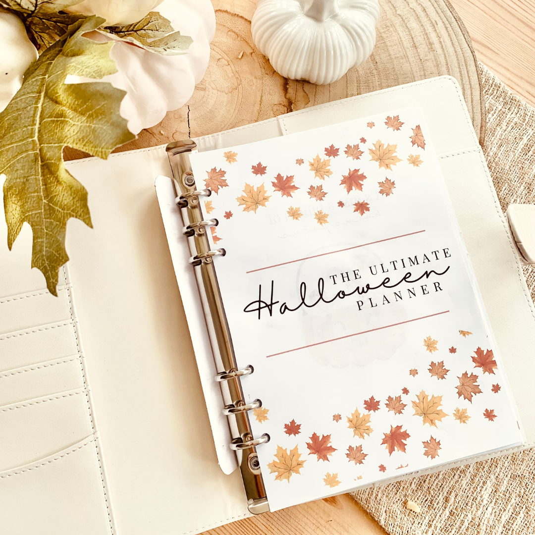 Halloween Planner Inserts A5: October Calendar, Budget, Outfit Planner