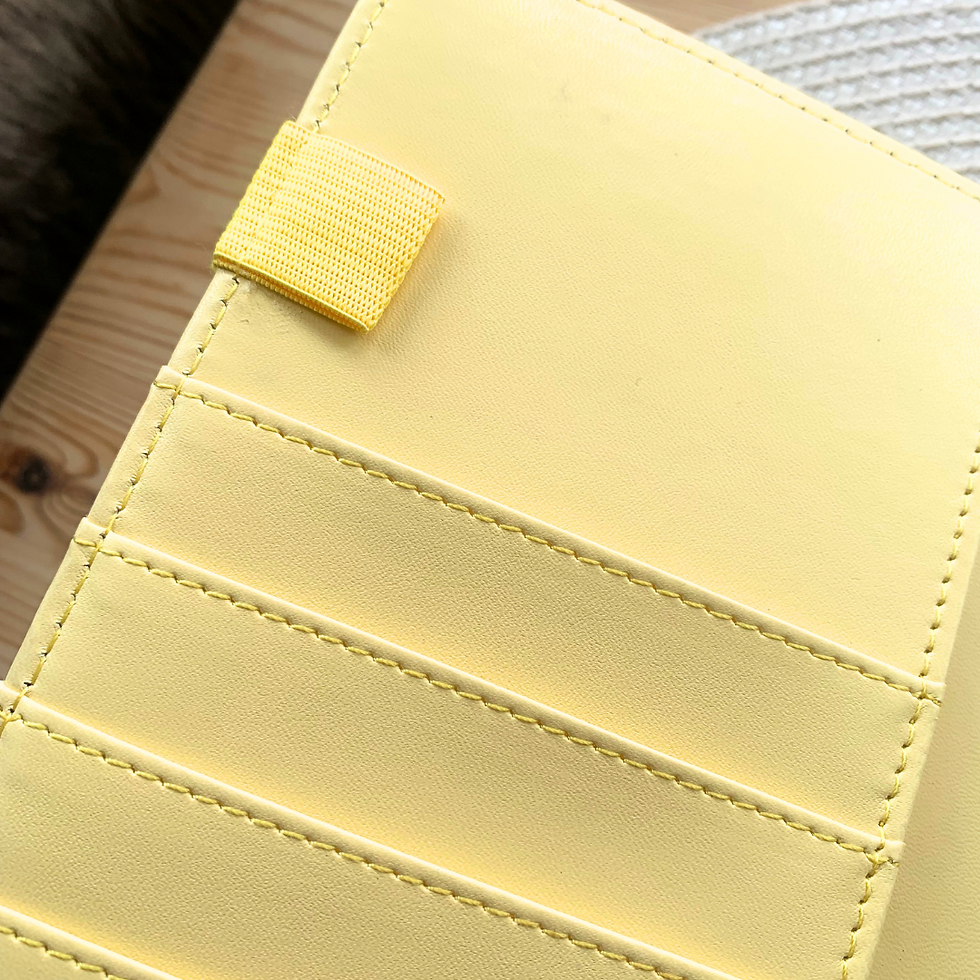 Thumbnail: Yellow textured A5 Ring Binder