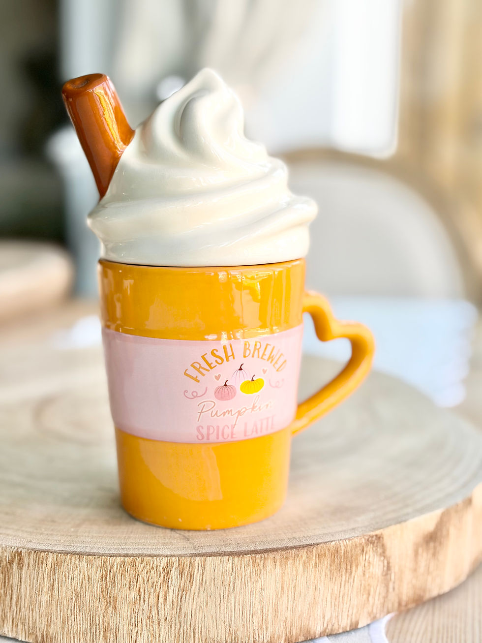 Thumbnail: Pumpkin Spice Latte Mug with Lid
