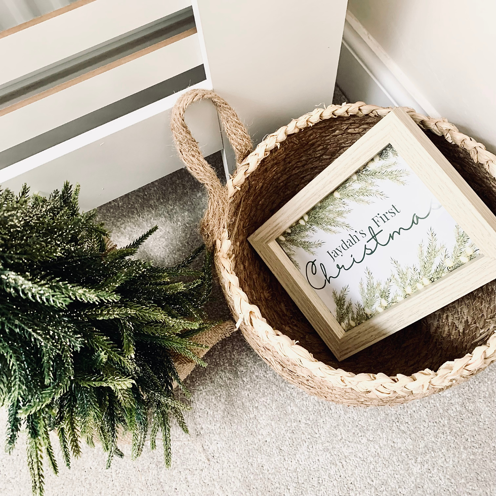 Thumbnail: Personalised My First Christmas Print