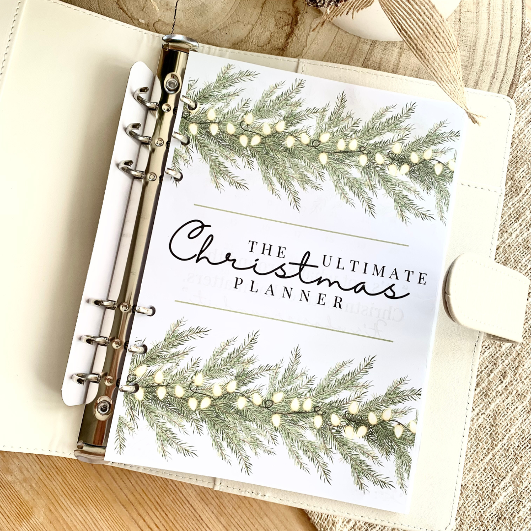 A5 Christmas Planner Inserts: Holiday Budget, Gift & Meal Planning