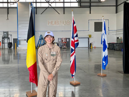 Zara Rutherford, l’inspirante jeune pilote de 19 ans, dans le hangar HUB FBO !