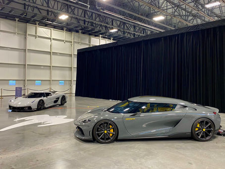 Événement Koenigsegg dans le hangar HUB FBO