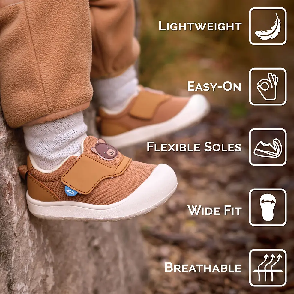 Thumbnail: Jan & Jul Mini-Flyer Toddler Sneakers | Pink Rainbow