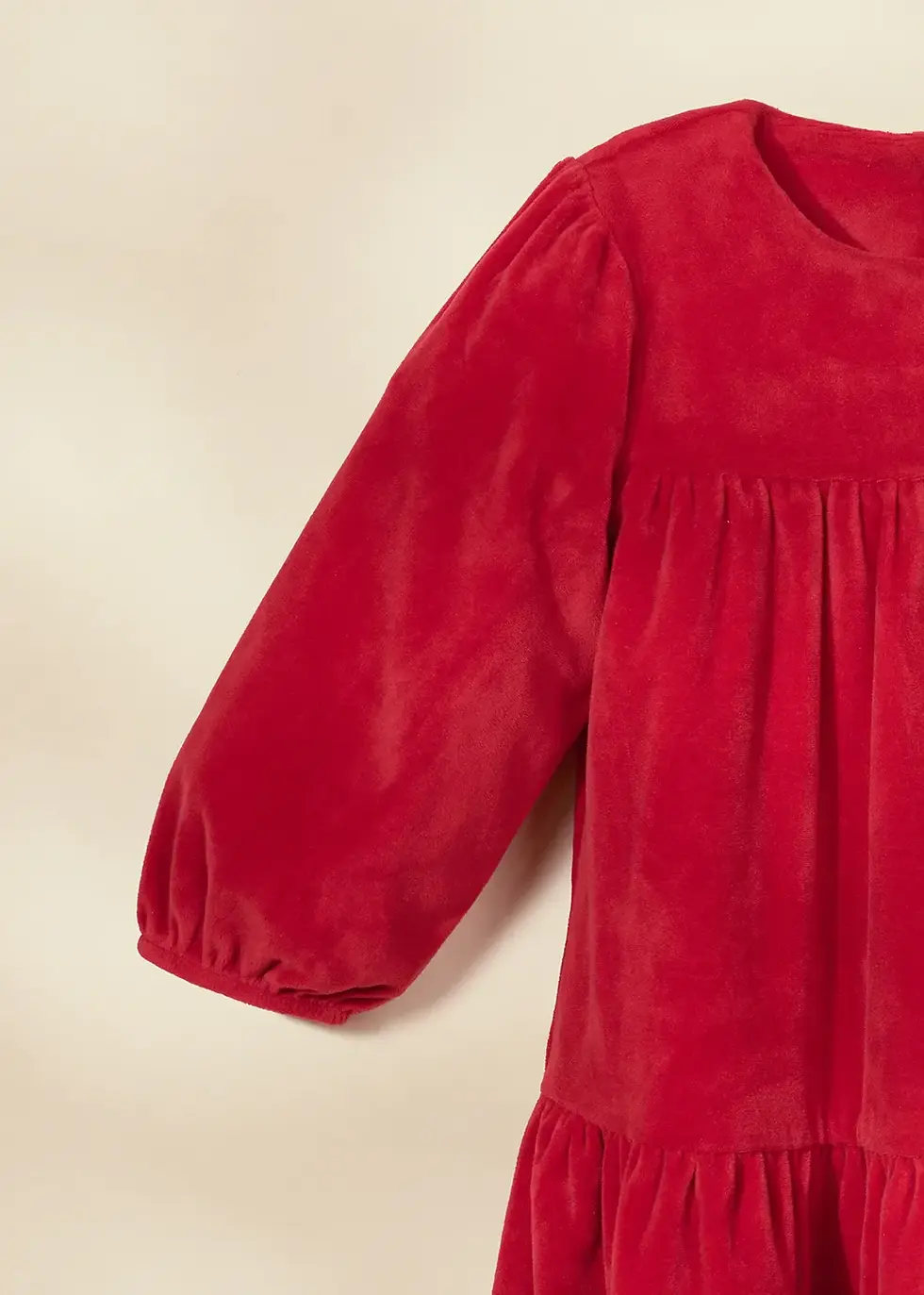 Thumbnail: Rise Little Earthling Red Velvet Dress