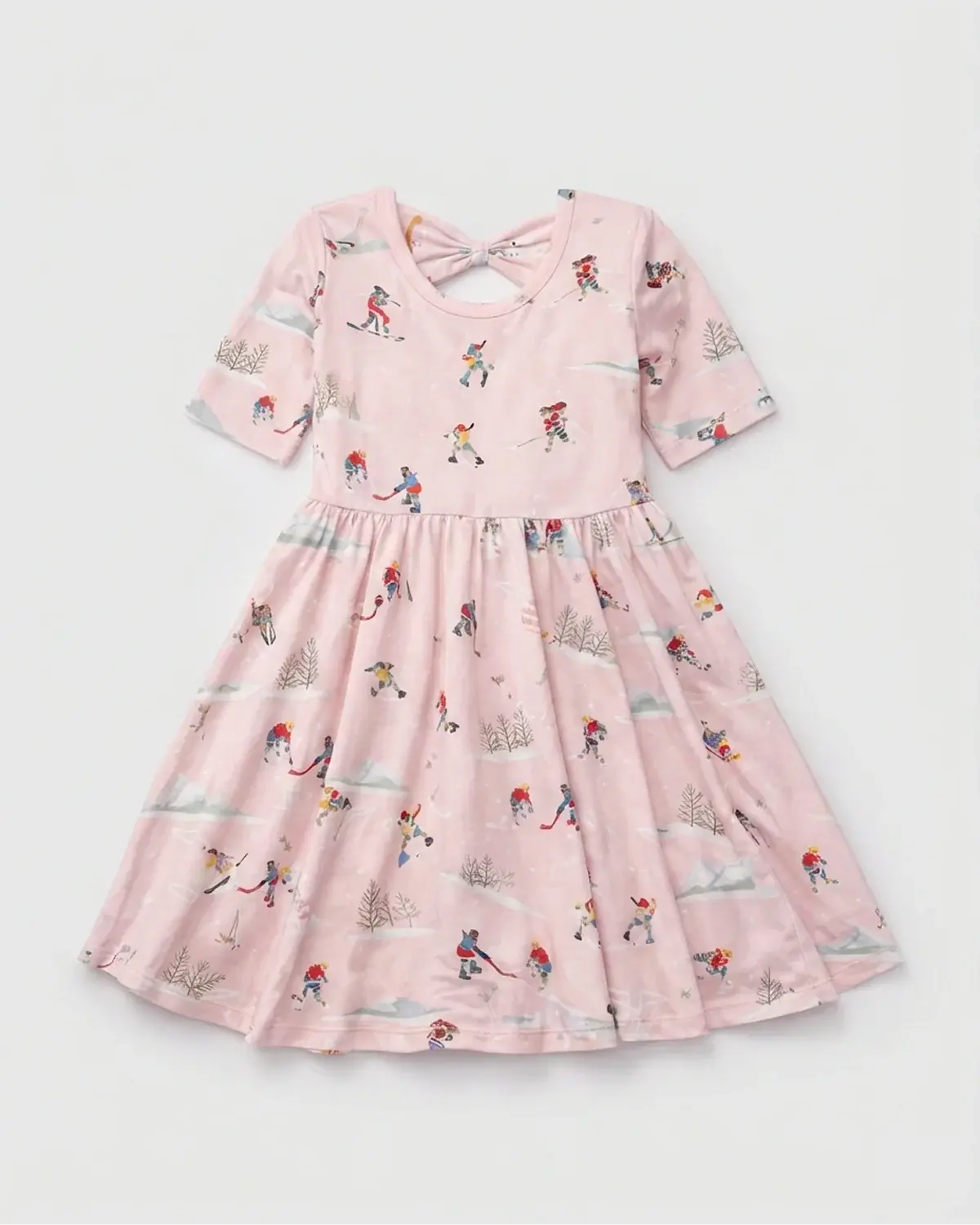 Loulou Lollipop Short Sleeve Skater Dress - She Shoots She Scores!!