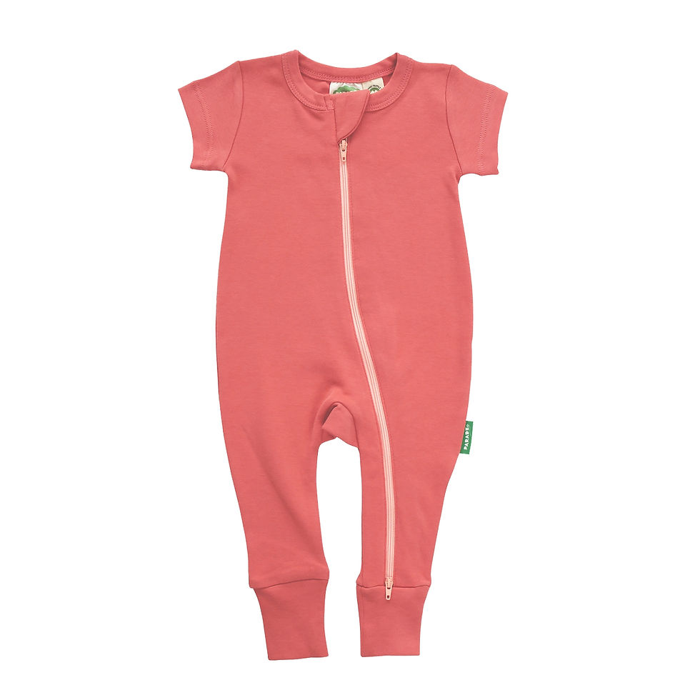 Thumbnail: Parade Organics Essential "2-Way" Zip Romper