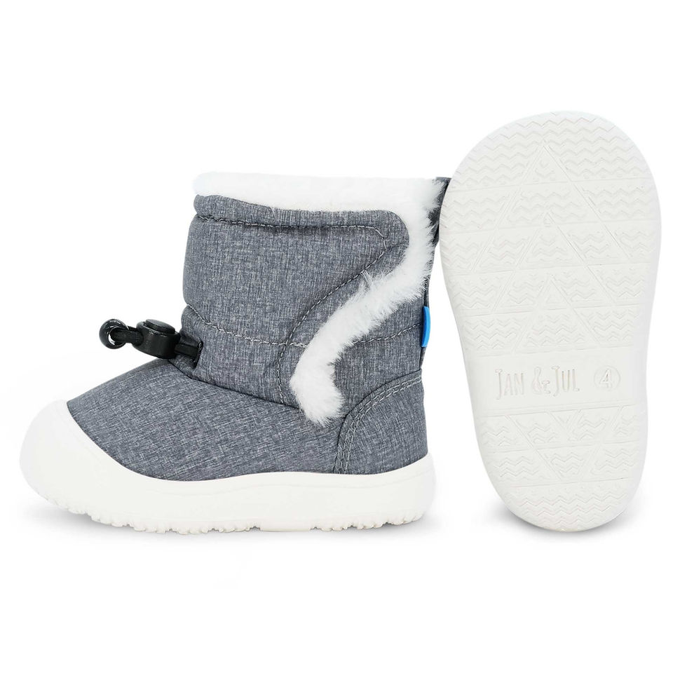 Thumbnail: Jan & Jul Heather Grey | Baby Winter Boots