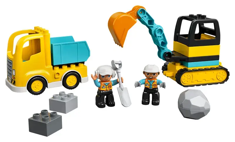 Thumbnail: LEGO® DUPLO® Truck & Tracked Excavator