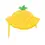 Thumbnail: Zoocchini UPF50+ Pineapple Baby Sun Hat