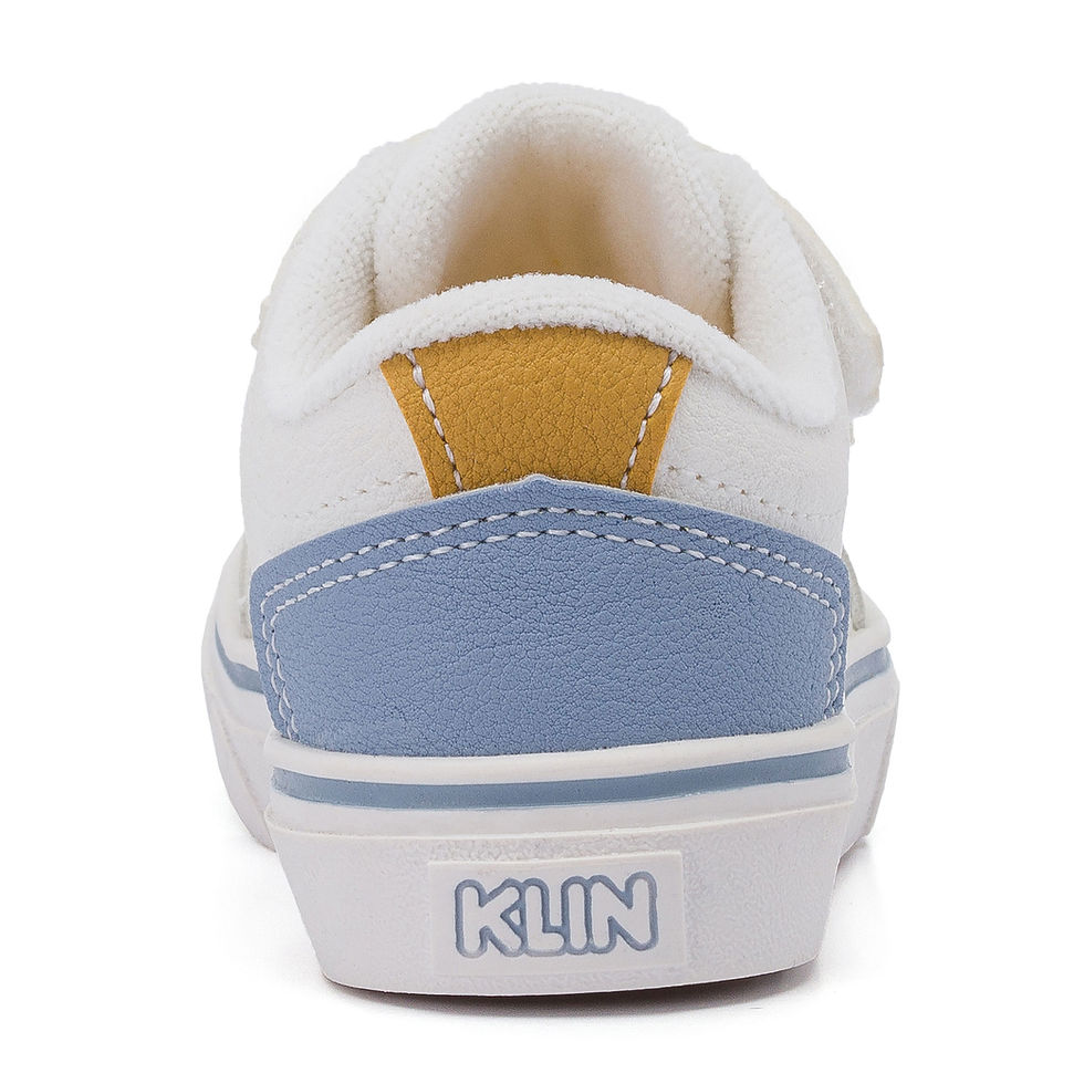 Thumbnail: Klin Freestyle Sneaker - White/Blue/Honey