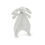 Thumbnail: Jellycat Bashful Grey Bunny Comforter