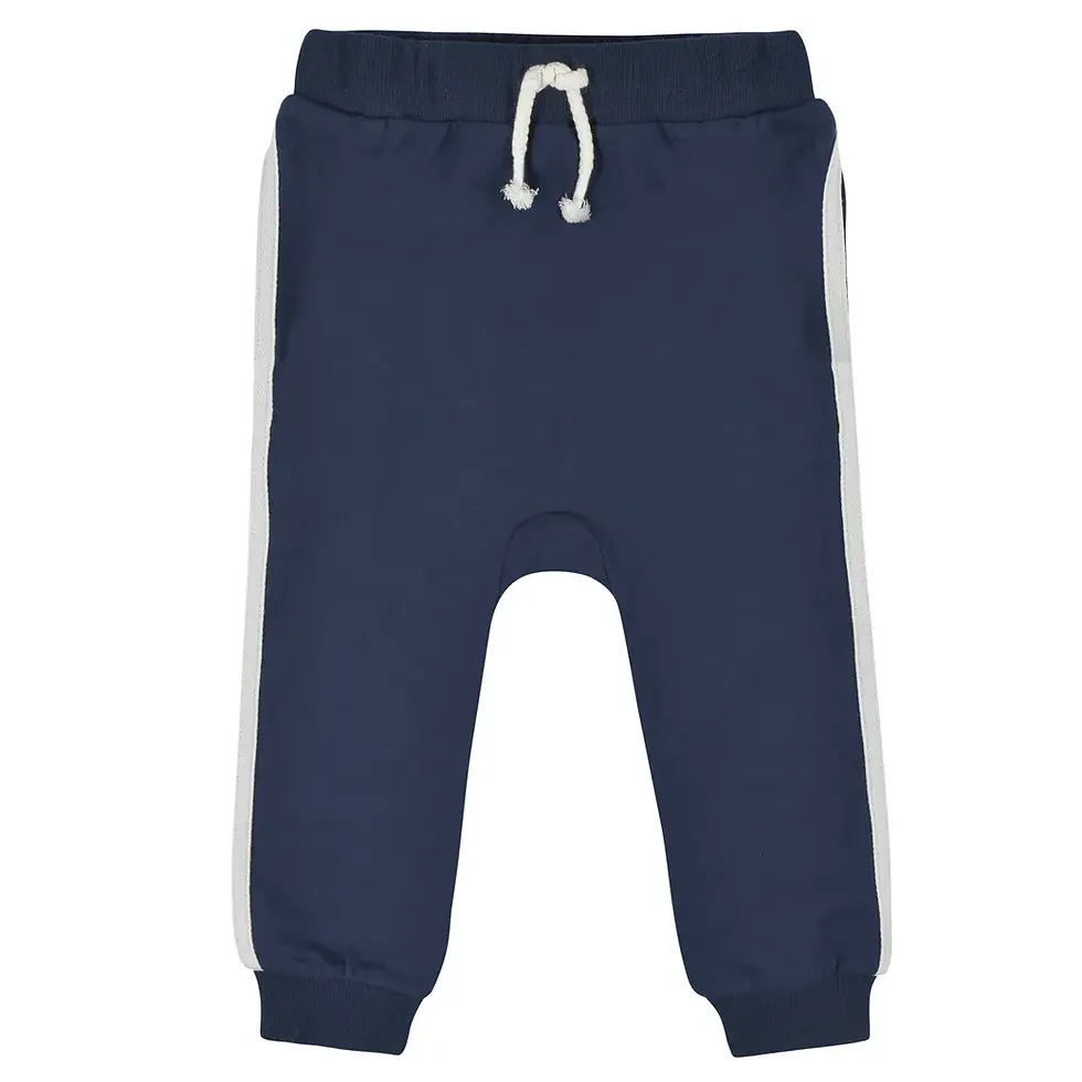 Thumbnail: Gerber 3-Pack Baby Boys Gray & Blue Joggers