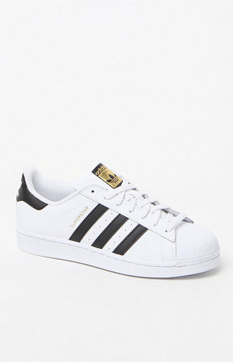 adidas Black & White Superstar Sneakers