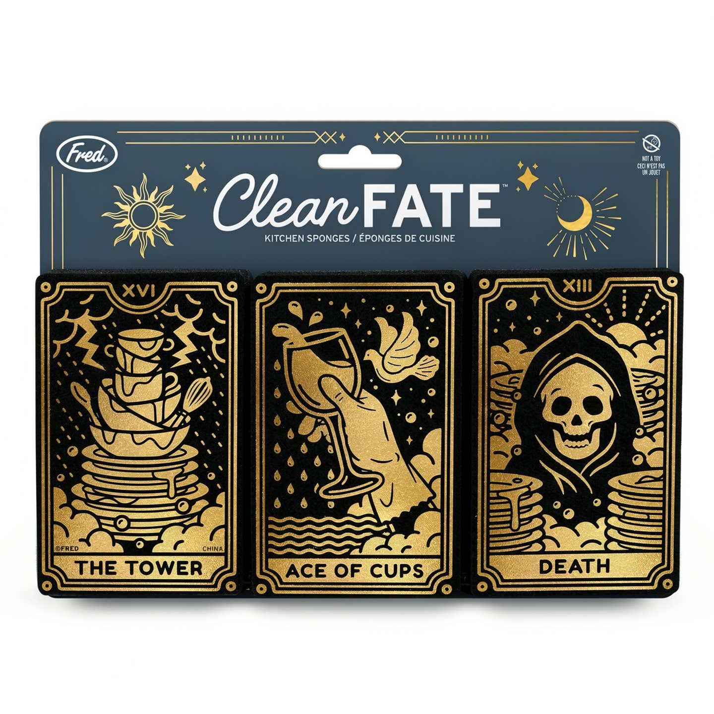 Sponges - Clean Fate - Tarot Card Designs, Metallic