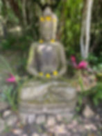 Detalhe do jardim da  @yogamontanhaencantada_   Importante estar em um ambiente silencioso e com elementos da natureza para prática de meditação.