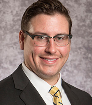 Man with Wooden Background