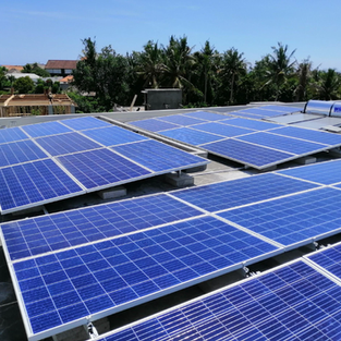 Solar panel Bali installation at River House, Canggu - Smart Energy Technology