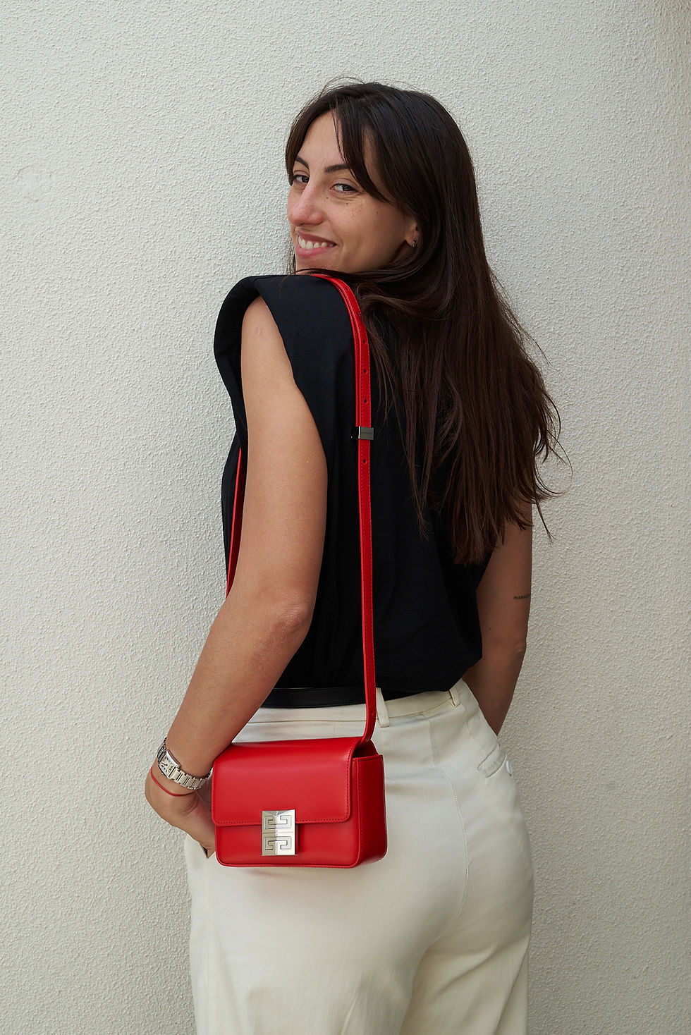 Miniatura: Givenchy 4G Red Leather Crossbody