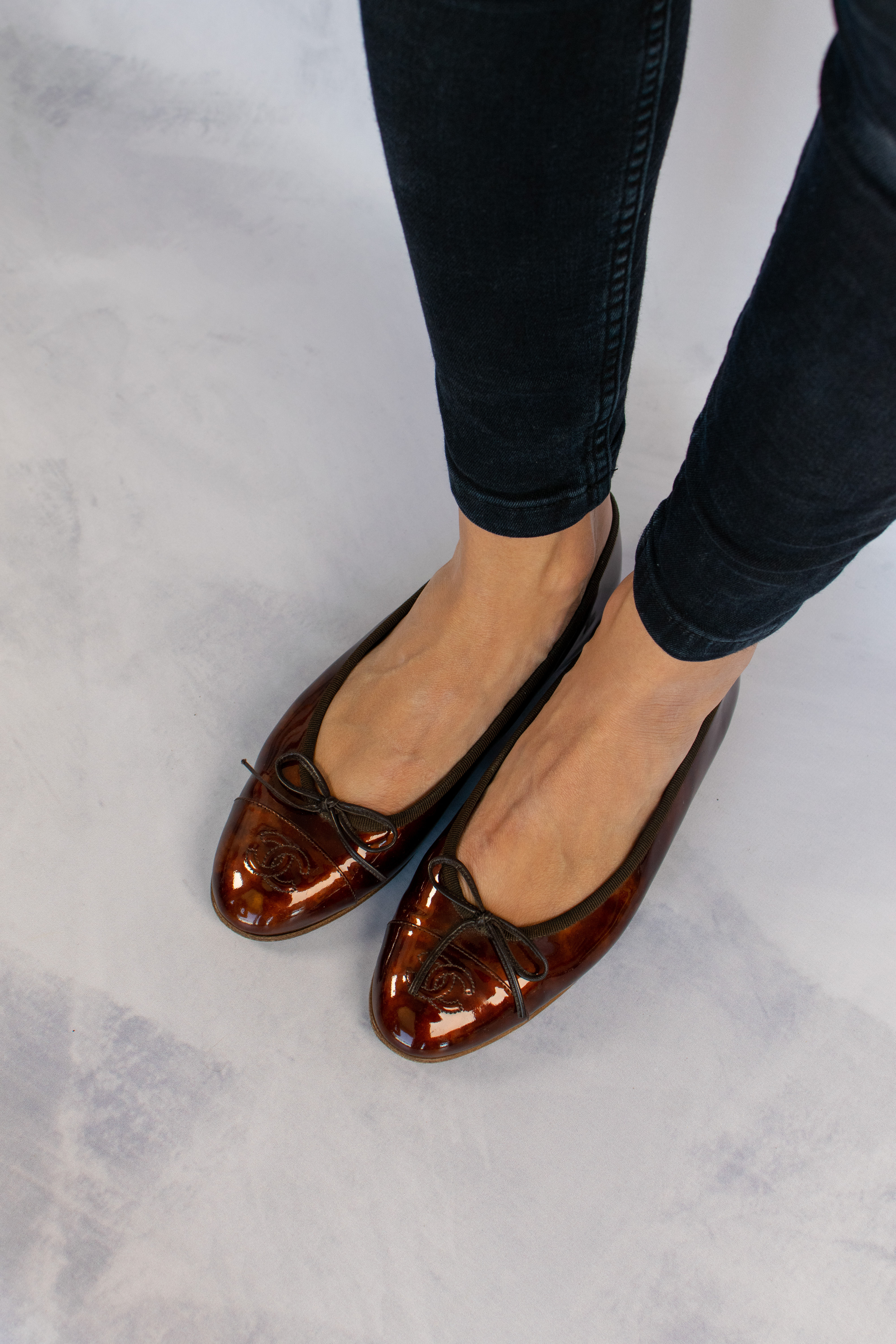 Chanel CC Interlocking Ballet Flats