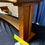 Thumbnail: #600 Live Edge Walnut Bench with Cherry Base