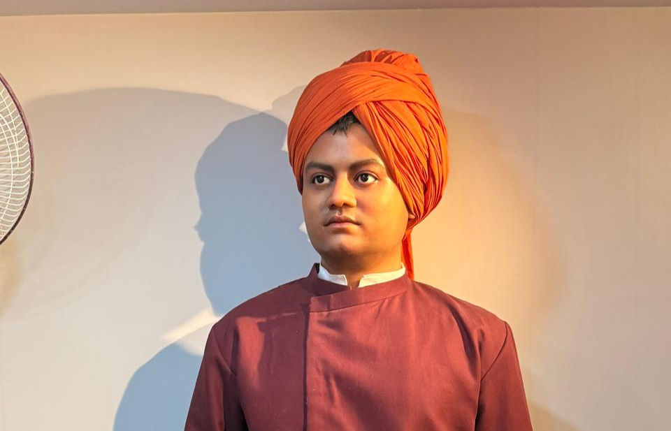 A Timeless Tribute to Swami Vivekananda: Crafted in His Iconic Monk Form