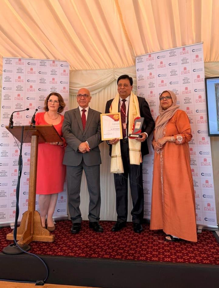 Dr. M. P. Rozario Honoured at the Bengal British Icon Awards 2026 | House of Lords, UK Parliament