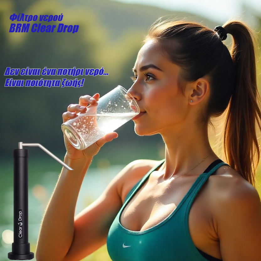 Καθαρό νερό με Clear Drop