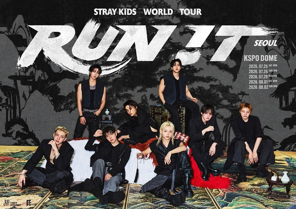 Группа Stray Kids опубликовала график первого этапа мирового турне
