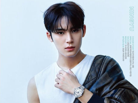 SEVENTEEN Мингю представил фотобук для журнала ARENA