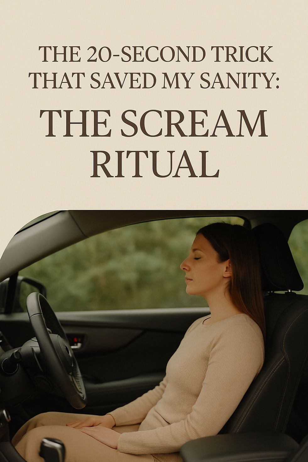 A Surprisingly Simple De-Stress Technique You Can Do Anywhere (Yes, Even in the Car)