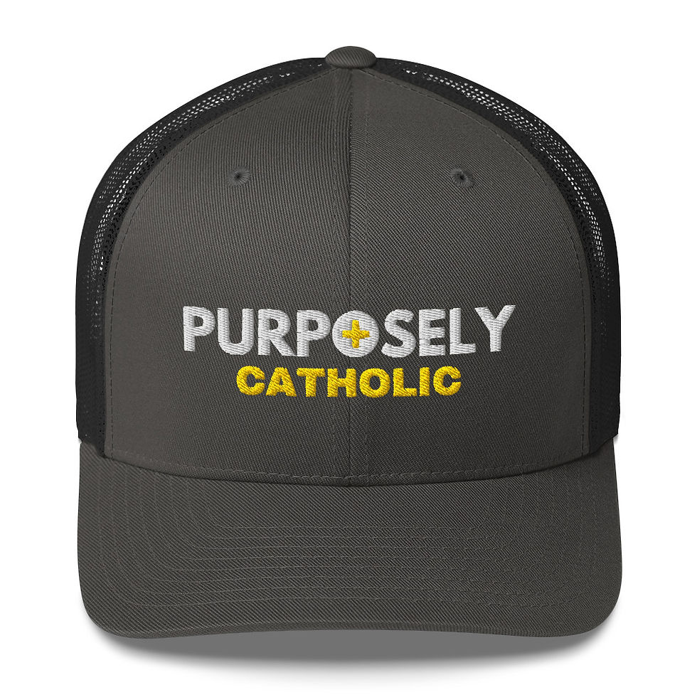 Thumbnail: Purposely Catholic Trucker Cap