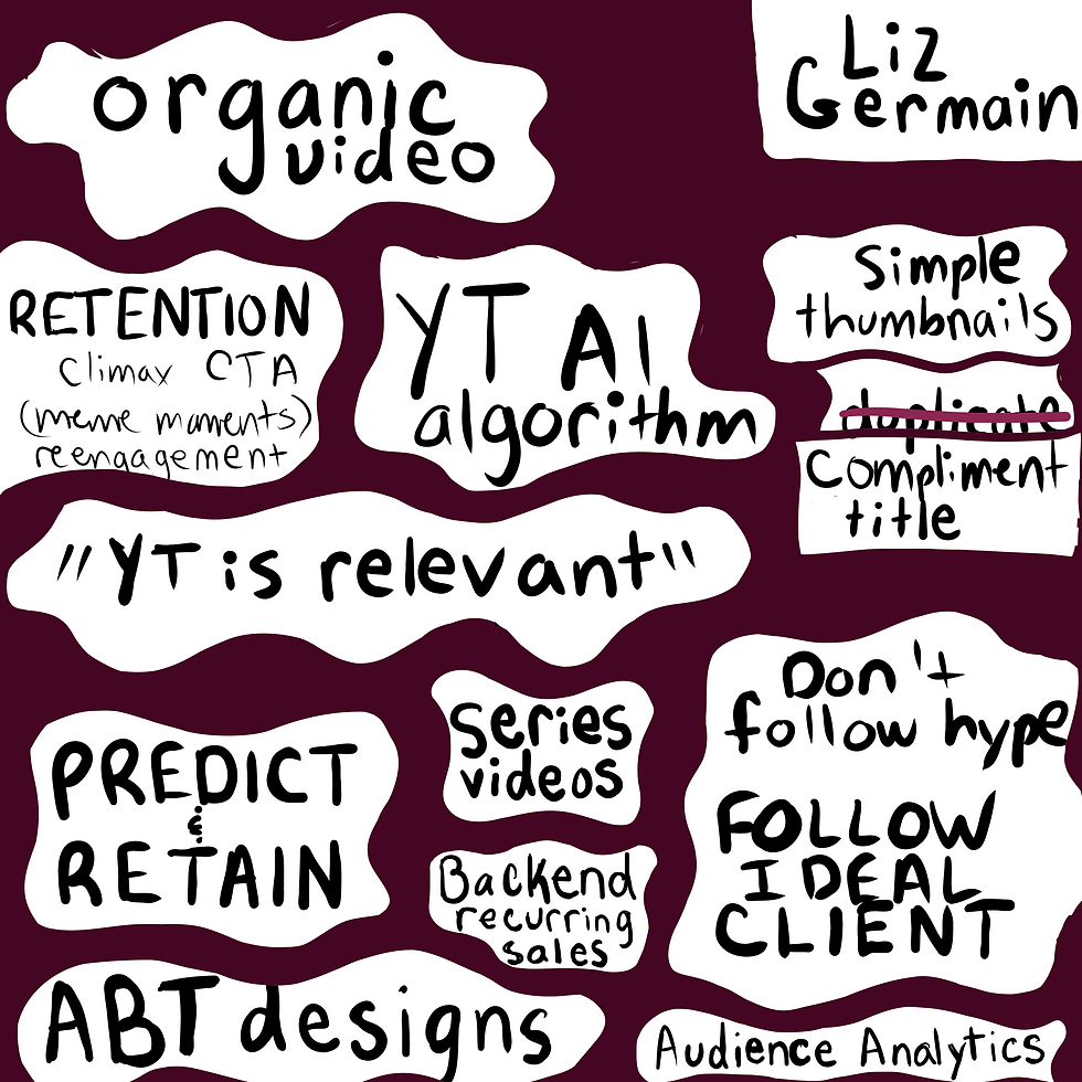 Liz Germain's T&C talk notes