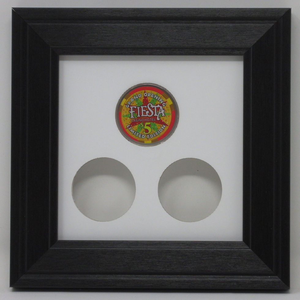 Thumbnail: 3-Coin Morgan / Peace Dollar, Silver Round, American Eagle Wall Display Frame