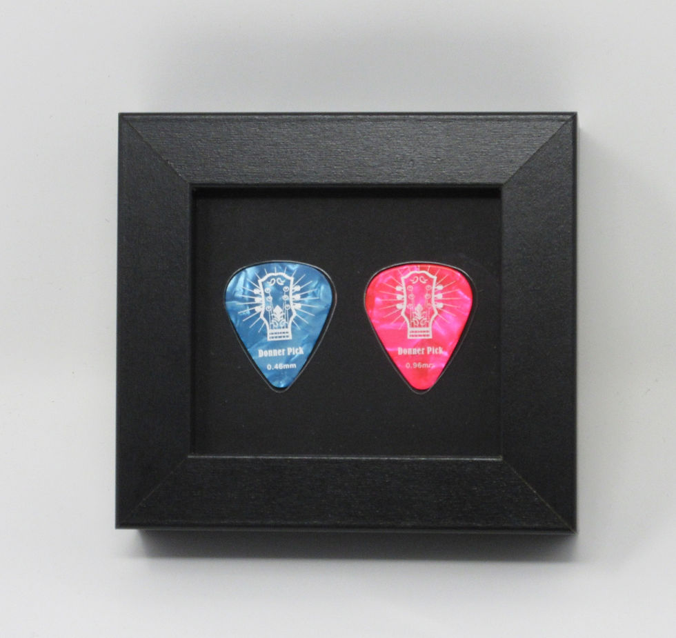 Thumbnail: Small Guitar Pick Display Frames for 1-3 Picks
