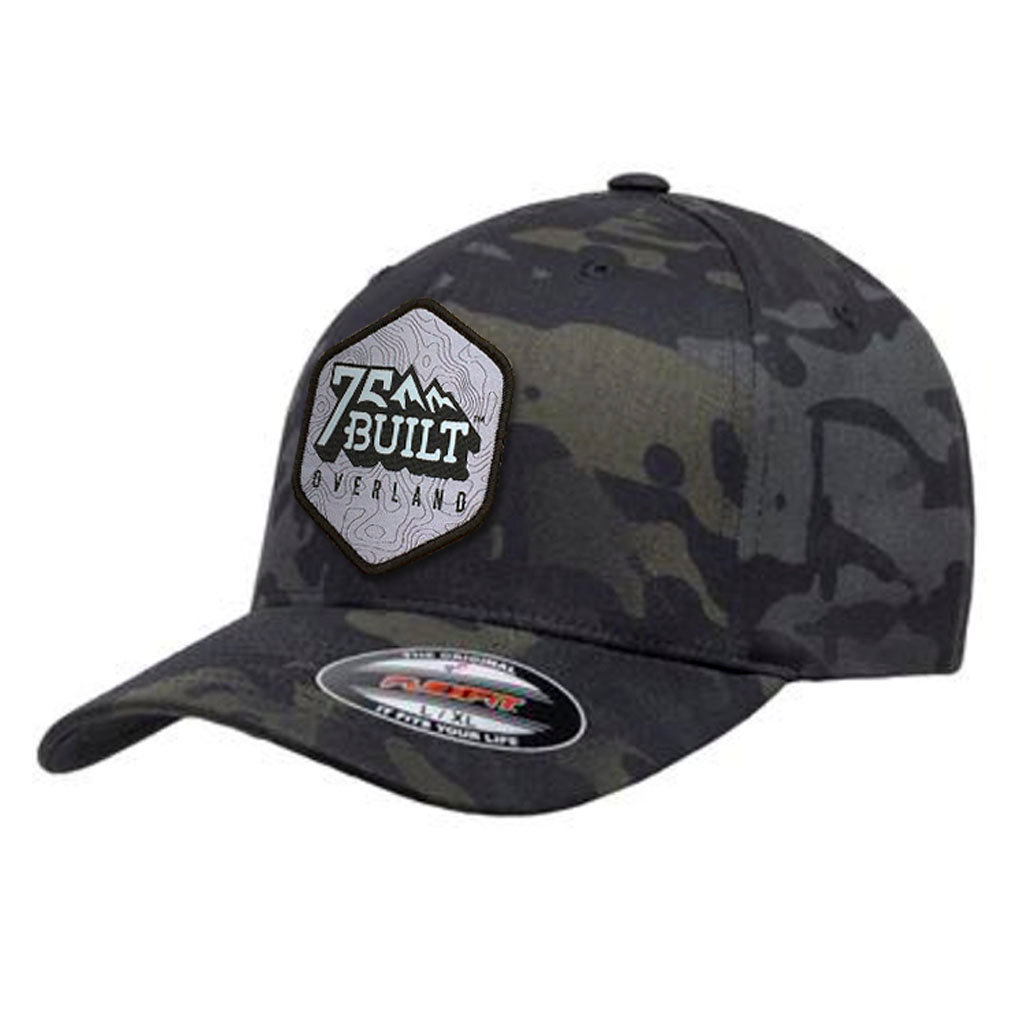 75Built FLEXFIT Cap - Black Multicam 