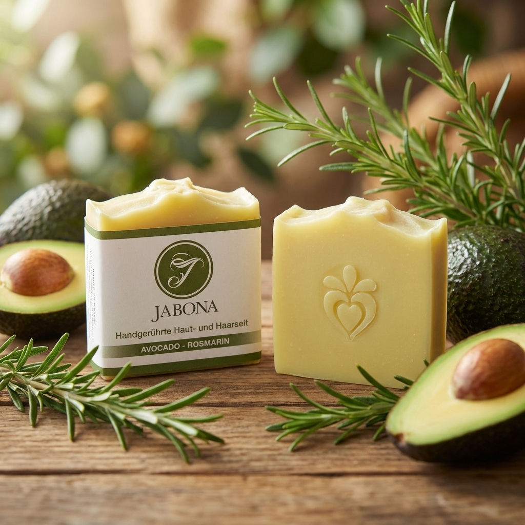 Haut und Haarseife Avocado-Rosmarin