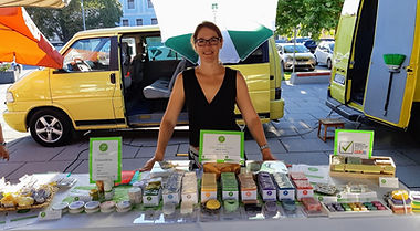 Seifenstand am Markttag Herzogenburg