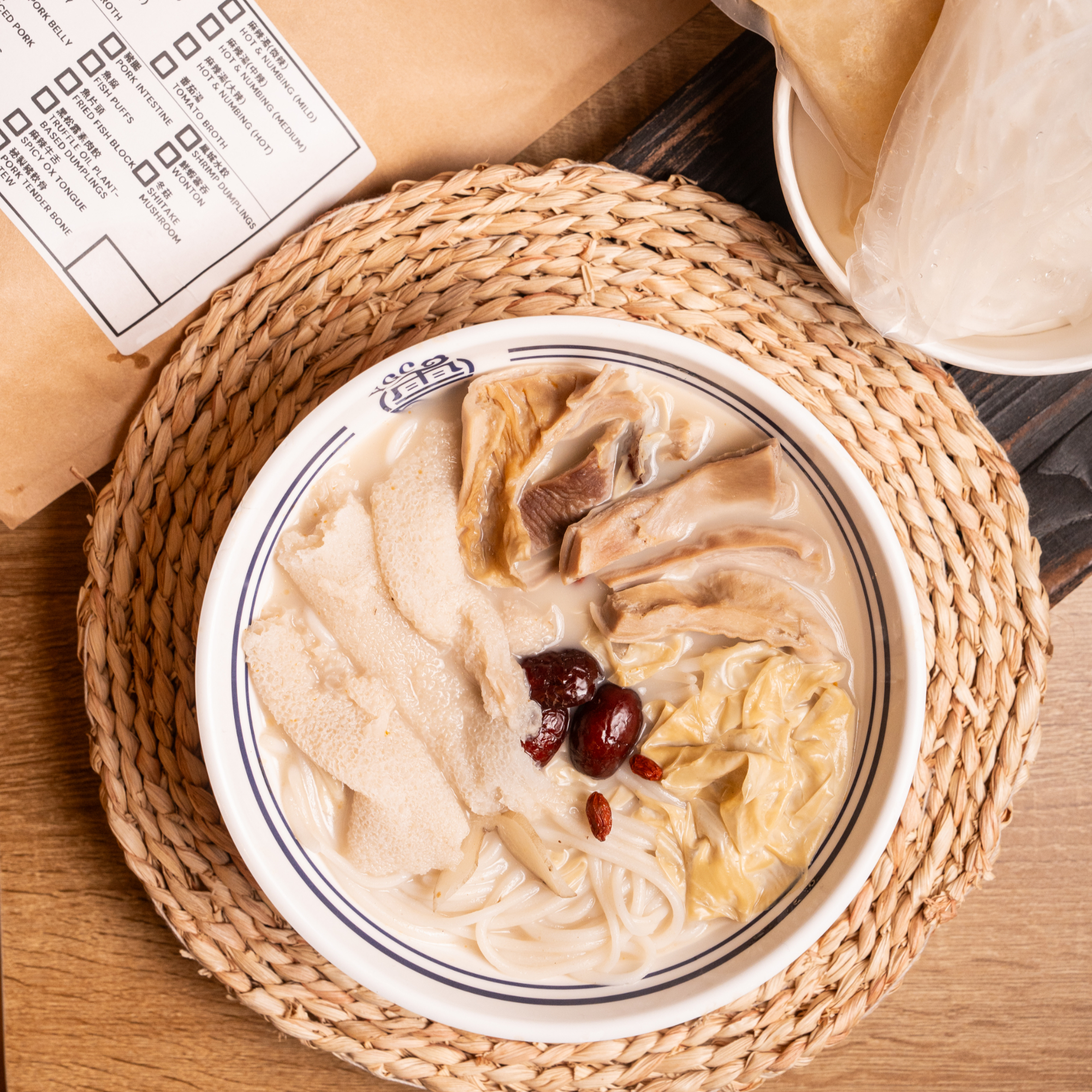Arranged Food and Objects