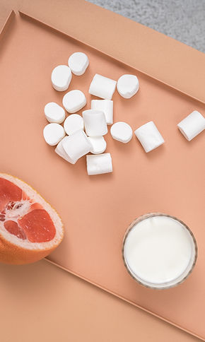 Toranja, Marshmallows e Leite