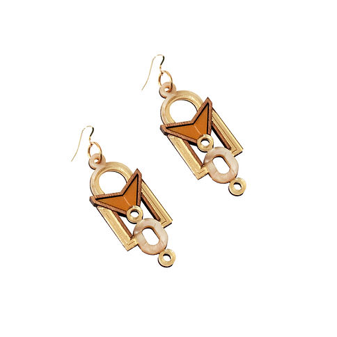 ★送料・関税込★GLOWNY★FLORENCE EARRING M★ Florence Earrings - Gold | chalk-jewellery