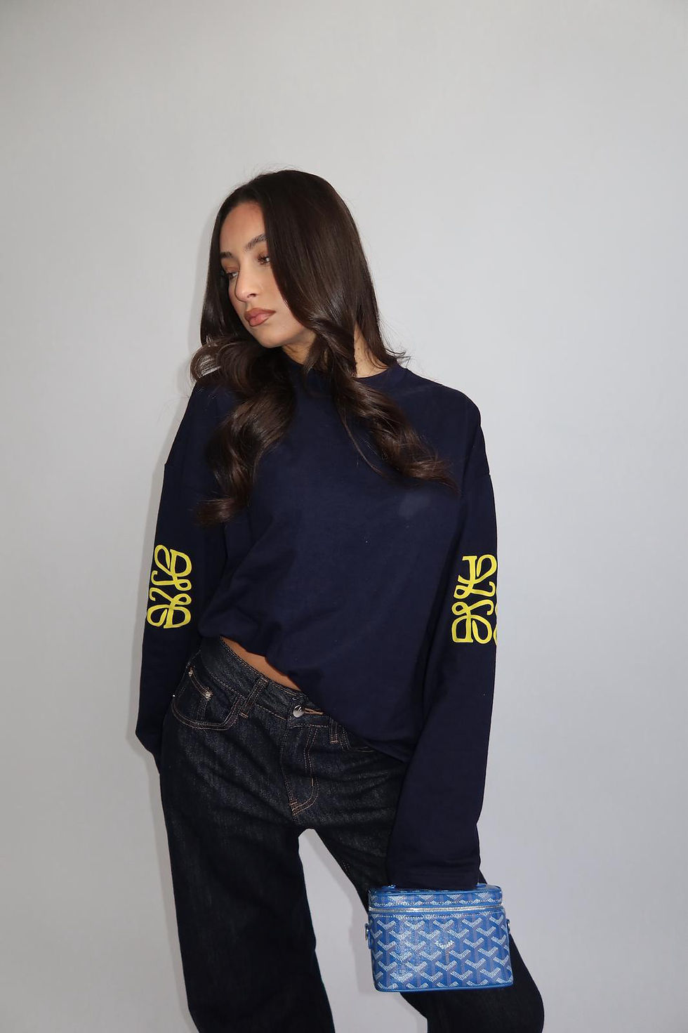 Thumbnail: Monogram Longlseeve - Blue/Yellow