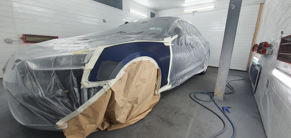 Audi A5 S-Line ready to be paint