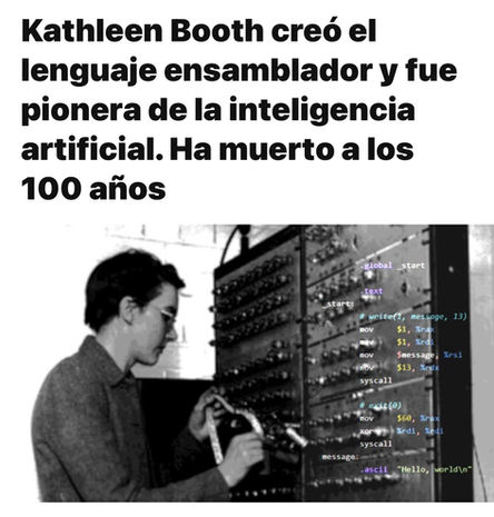 Booth trabajó con Von Newman