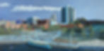 Sam Hoffman, "Promenade Party", 24x48" o:c $2200