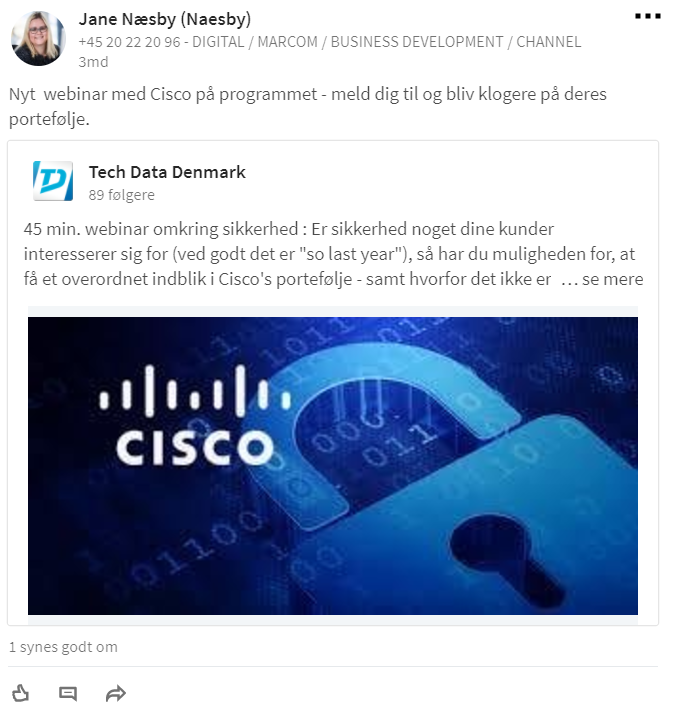 Tech Data_opslag Cisco webinar