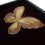 Thumbnail: Framed Gold Sepia Butterfly Art Gift