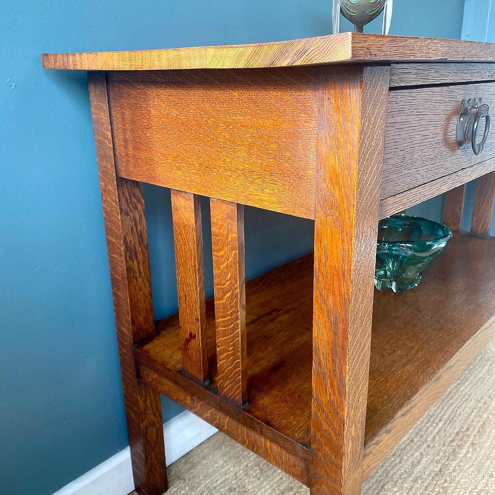 Thumbnail: Arts and crafts oak sideboard