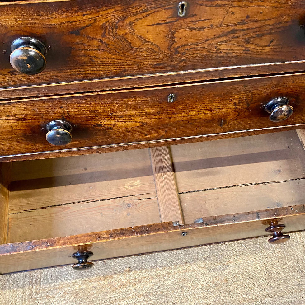 Thumbnail: Georgian oak chest of drawers 