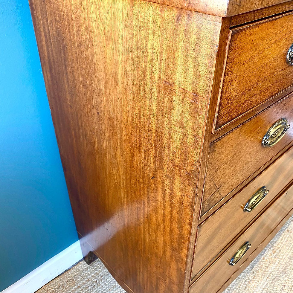 Thumbnail: Regency Mahogany Chest of Drawers
